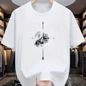 Men’s Compass Print T-Shirt