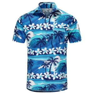 Hawaiian Palm Beach Tropical Shirt